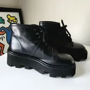 Vanda Novak Shoes Inez Deep Black Boots By Vanda Novak